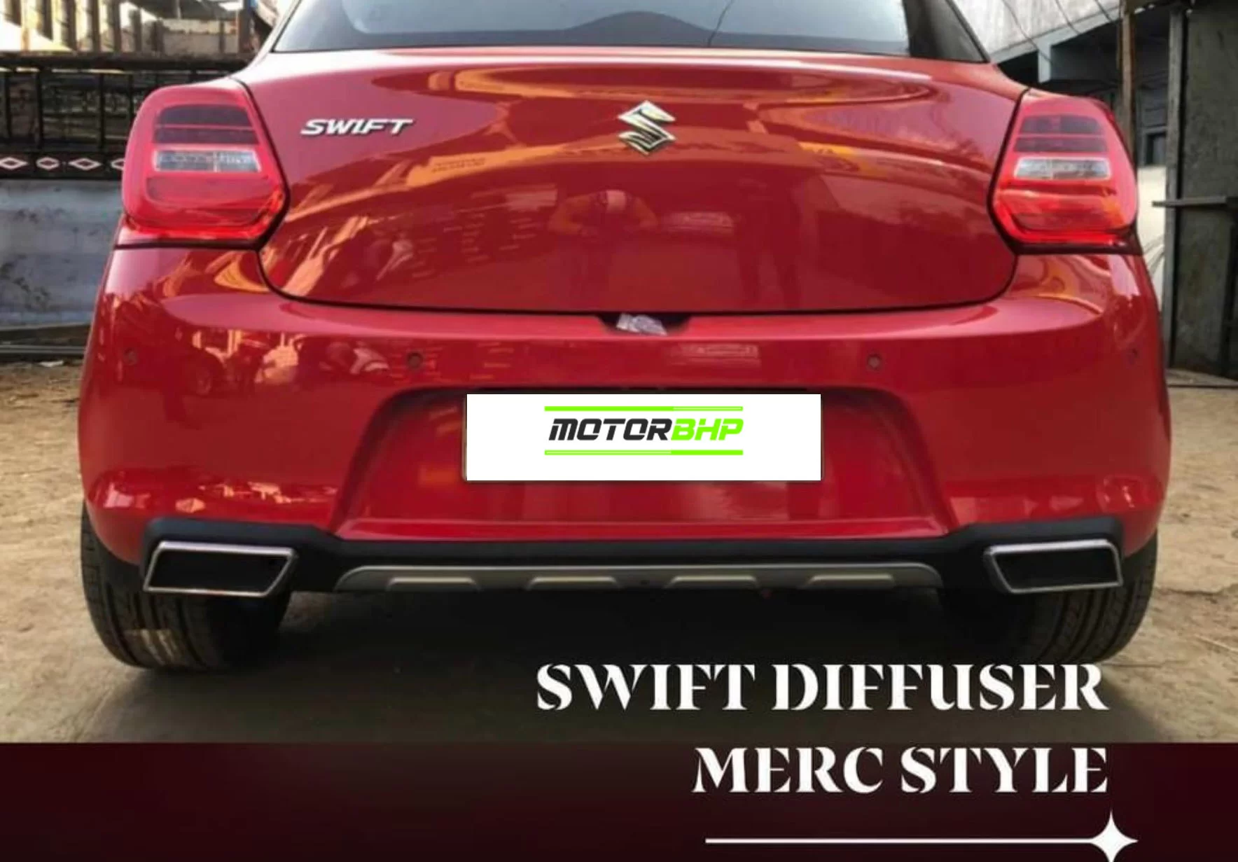 Swift shop bumper diffuser